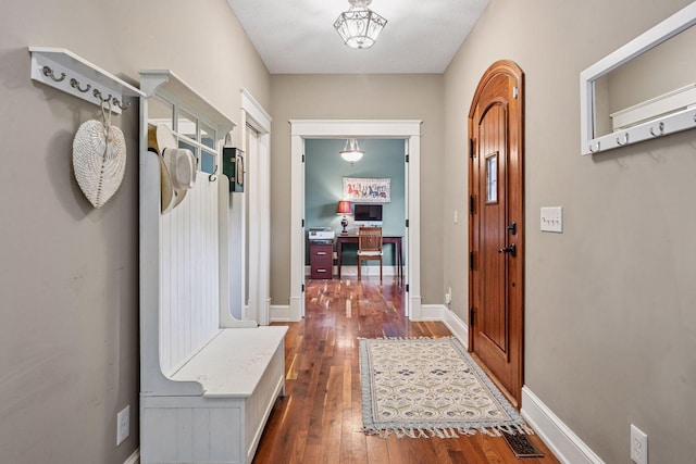 1755 Chateau Way, Minnetrista, MN 55359 - mudroom with dark wood-type flooring