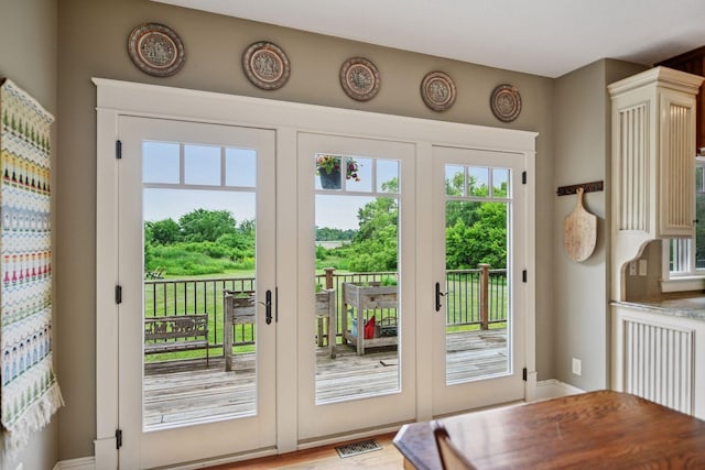 1755 Chateau Way, Minnetrista, MN 55359 - doorway featuring french doors and plenty of natural light