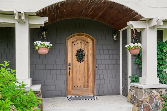 1755 Chateau Way, Minnetrista, MN 55359 - view of exterior entry featuring covered porch