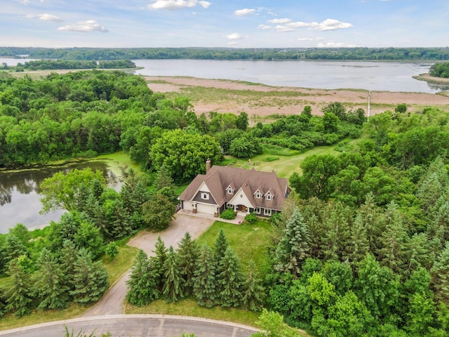 1755 Chateau Way, Minnetrista, MN 55359 - view from above of property with a nearby body of water