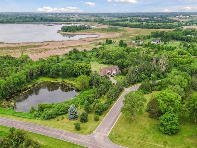 1755 Chateau Way, Minnetrista, MN 55359 - aerial view of property and surrounding area featuring a large body of water