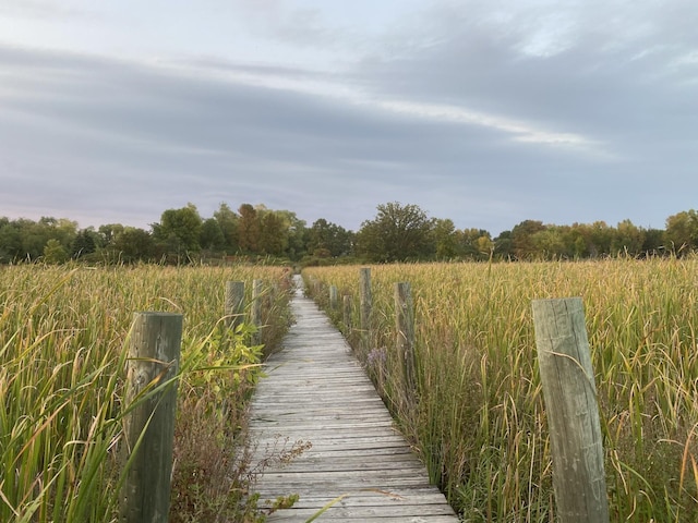 1755 Chateau Way, Minnetrista, MN 55359 - dock with a rural view