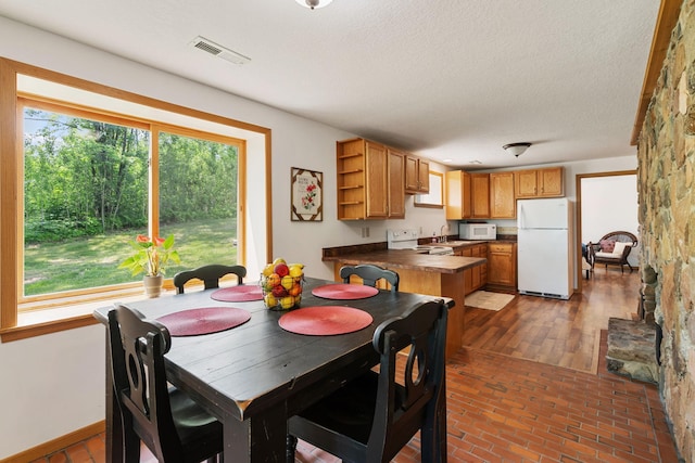 43190 Government Rd, Hinckley, MN 55037 - dining room with a textured ceiling