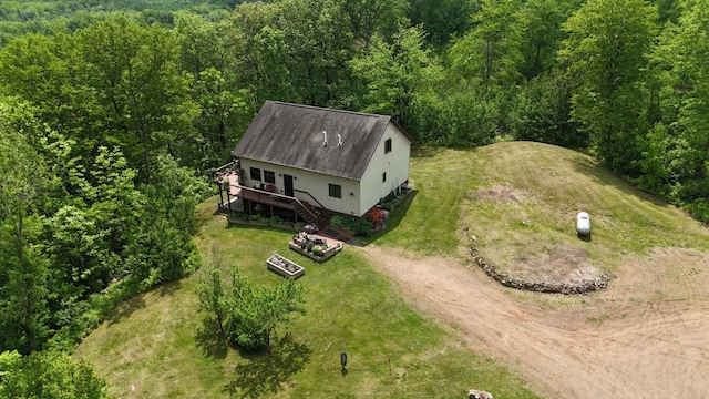 43190 Government Rd, Hinckley, MN 55037 - view of subject property featuring a heavily wooded area