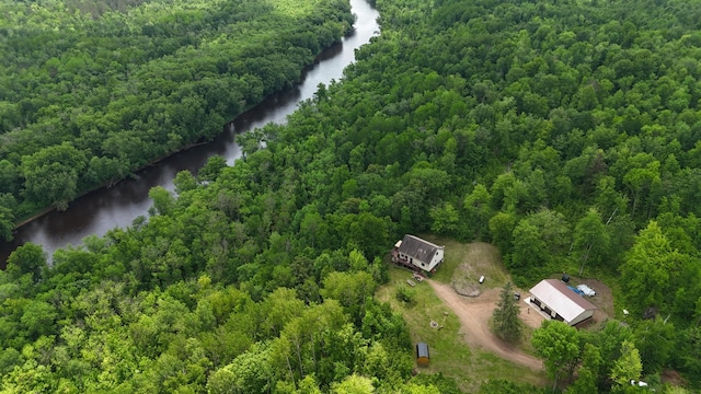 43190 Government Rd, Hinckley, MN 55037 - drone / aerial view of a large body of water and a forest