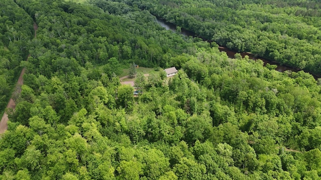 43190 Government Rd, Hinckley, MN 55037 - aerial overview of property's location featuring a forest