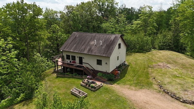 43190 Government Rd, Hinckley, MN 55037 - aerial view of property and surrounding area with a forest