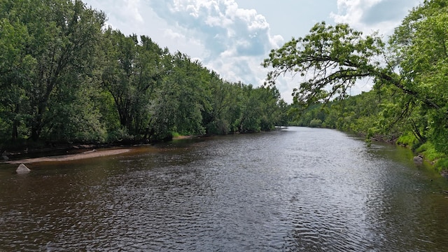 43190 Government Rd, Hinckley, MN 55037 - water view featuring a heavily wooded area
