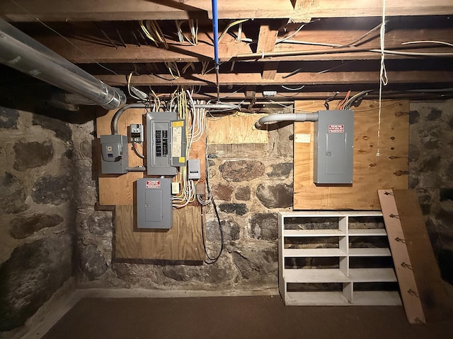 78994 160th St, Sacred Heart, MN 56285 - unfinished below grade area featuring electric panel