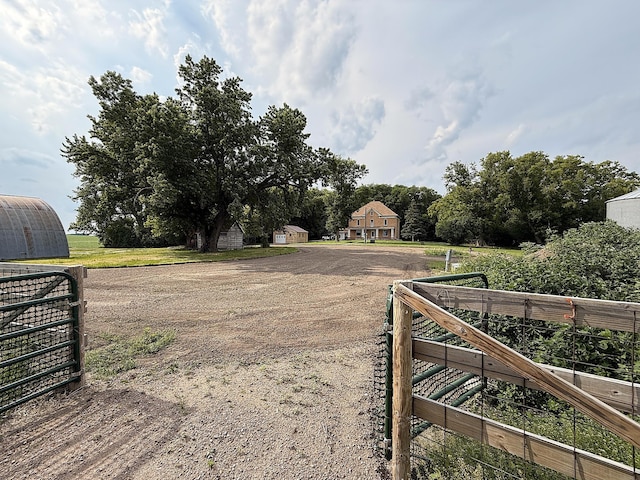 78994 160th St, Sacred Heart, MN 56285 - view of yard featuring driveway and an outbuilding