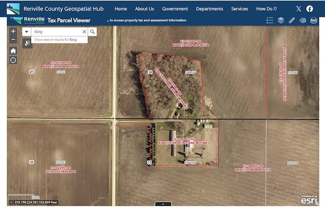 78994 160th St, Sacred Heart, MN 56285 - map of property location with property boundaries highlighted