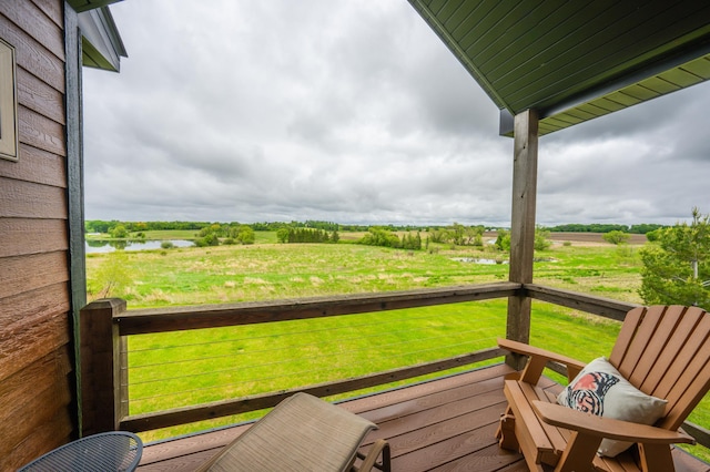 29437 141st Ave, Lanesburgh Twp, MN 56071 - sunroom with a water view and a rural view