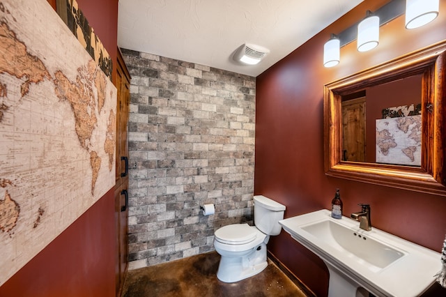 29437 141st Ave, Lanesburgh Twp, MN 56071 - half bathroom featuring toilet and a sink