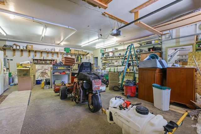 11960 Albavar Path, Inver Grove Heights, MN 55077 - garage featuring a workshop area and a garage door opener