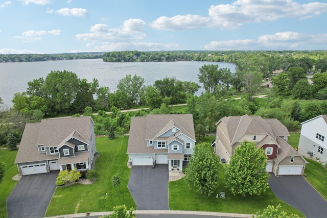 18482 Aubrie Ct, Eden Prairie, MN 55347 - drone / aerial view of a nearby body of water
