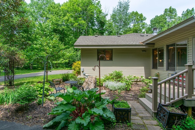 27488 Ridgewood Dr, Merrifield, MN 56465 - view of property exterior featuring roof with shingles