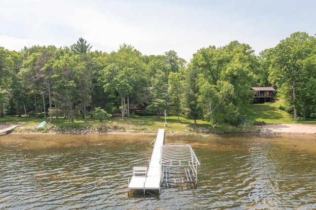 27488 Ridgewood Dr, Merrifield, MN 56465 - dock with a water view