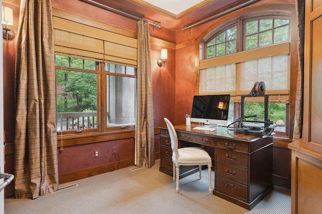 1501 June Ave S, Golden Valley, MN 55416 - carpeted office featuring ornamental molding