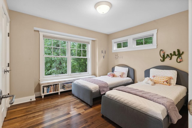 1501 June Ave S, Golden Valley, MN 55416 - bedroom with wood-type flooring and baseboards