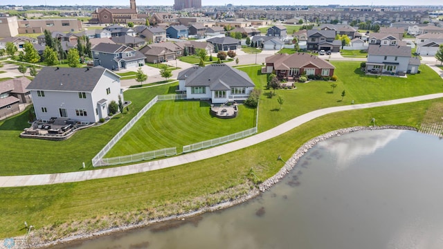 3004 6th St E, West Fargo, ND 58078 - aerial view of residential area with a nearby body of water