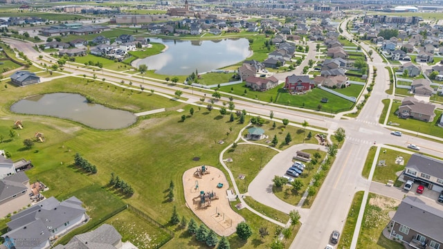 3004 6th St E, West Fargo, ND 58078 - aerial view of property's location featuring a nearby body of water and nearby suburban area