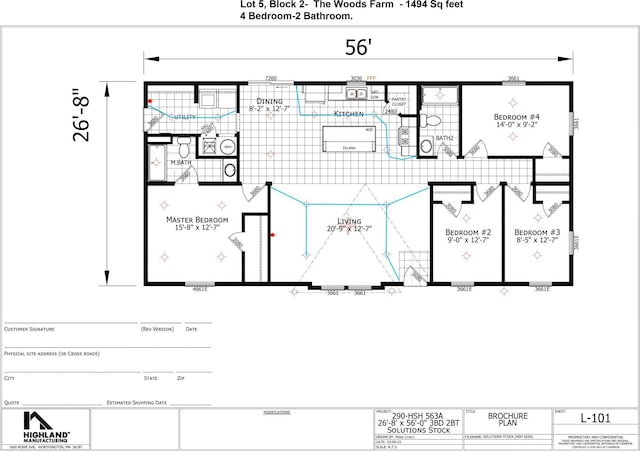 16536 Hook Cir, Pokegama Twp, MN 55030 - view of floor plan / room layout