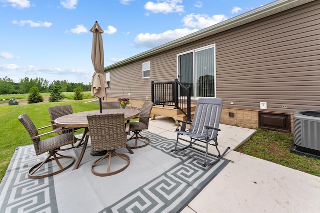 16536 Hook Cir, Pokegama Twp, MN 55030 - view of patio with outdoor dining space