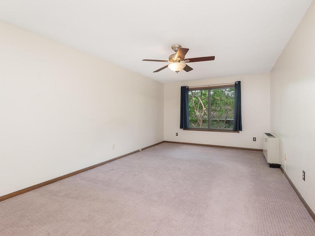 2200 Nevada Ave S Unit 206, Saint Louis Park, MN 55426 - unfurnished room with light colored carpet, ceiling fan, and baseboards