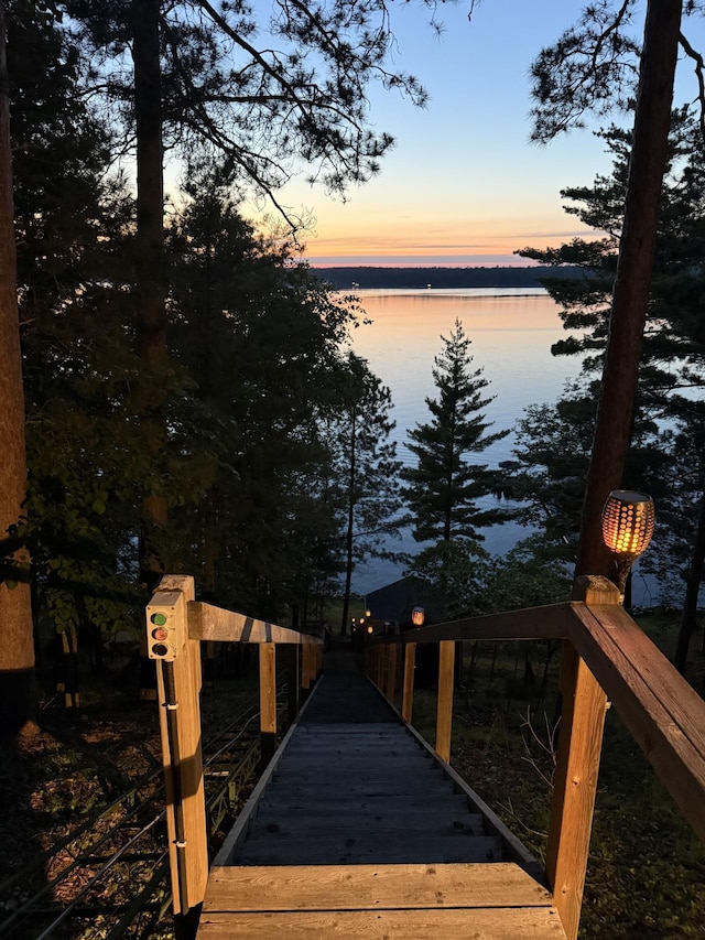 12332 Manhattan Point Blvd, Crosslake, MN 56442 - dock area featuring a water view