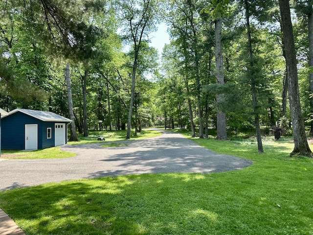 12332 Manhattan Point Blvd, Crosslake, MN 56442 - view of asphalt road