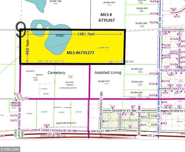 TBD 63rd Ave NW, Pike Bay Twp, MN 56633