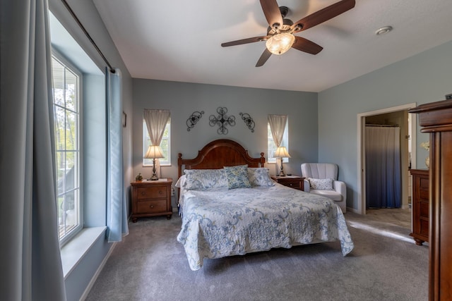 1614 8th St, Grand Rapids, MN 55744 - carpeted bedroom featuring ceiling fan and baseboards