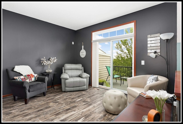 8065 Kirkwood Ln N Unit 82, Maple Grove, MN 55369 - living area with wood finished floors and baseboards
