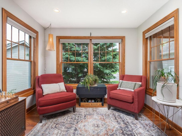 1776 Lockridge Ct, Waconia, MN 55387 - sitting room with baseboards and recessed lighting