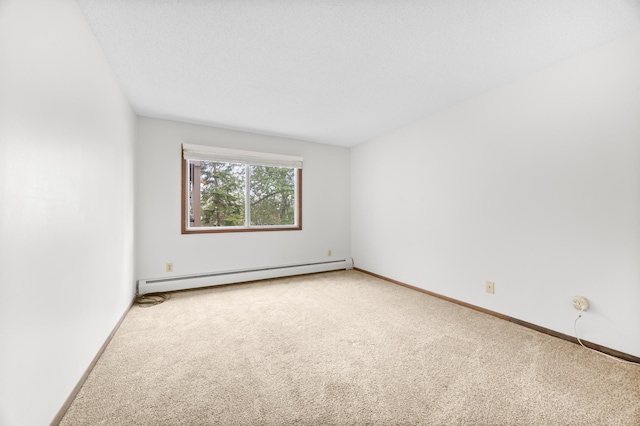 2800 Hillsboro Ave N Unit 214, New Hope, MN 55427 - carpeted empty room with a baseboard radiator and baseboards