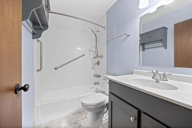 2800 Hillsboro Ave N Unit 214, New Hope, MN 55427 - full bathroom with vanity, shower / tub combination, and stone finish floors