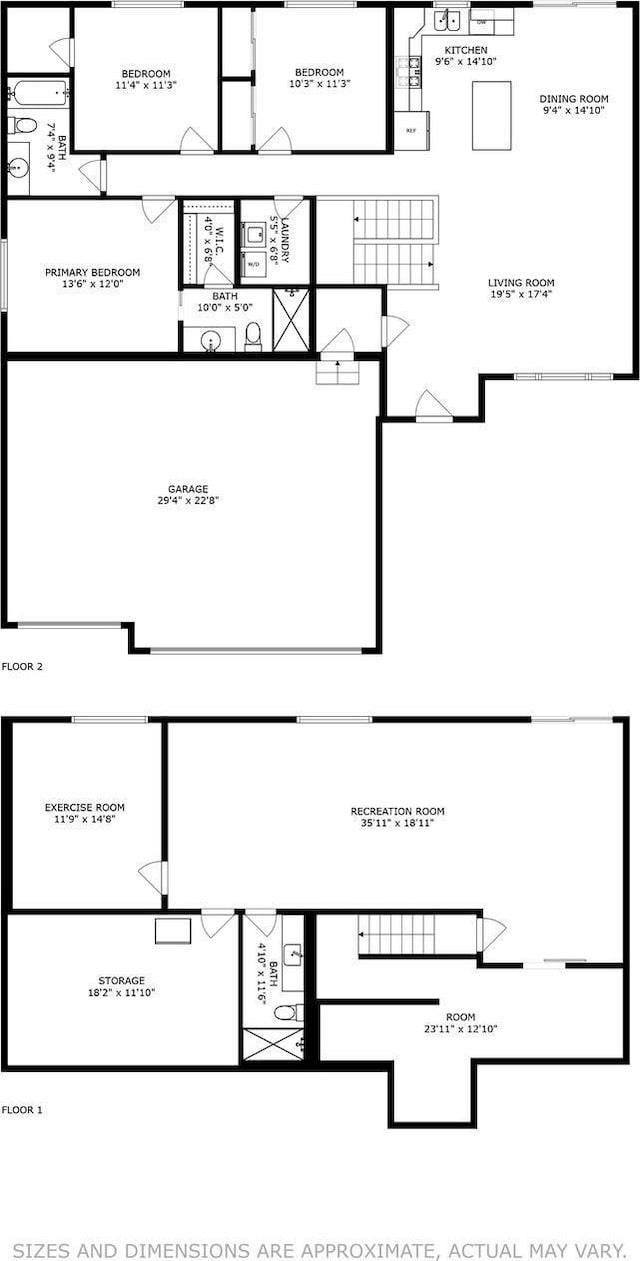 12083 79th St NE, Otsego, MN 55330 - floor plan / room layout