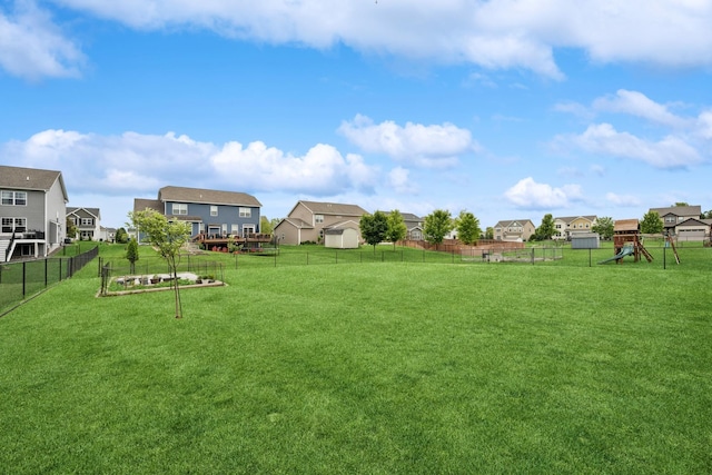 12083 79th St NE, Otsego, MN 55330 - view of yard with a residential view and a playground