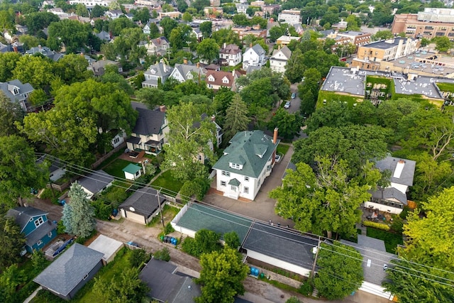 2516 Humboldt Ave S, Minneapolis, MN 55405 - aerial view of property and surrounding area with nearby suburban area