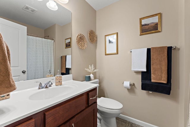 809 Cologne Ln, Waverly, MN 55390 - bathroom with vanity and a shower with shower curtain