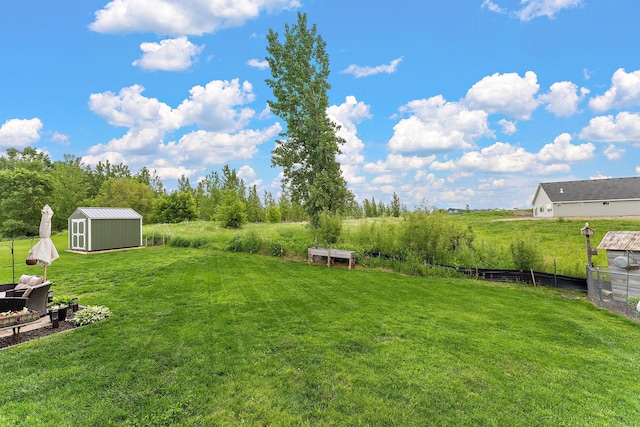 809 Cologne Ln, Waverly, MN 55390 - view of yard featuring a shed