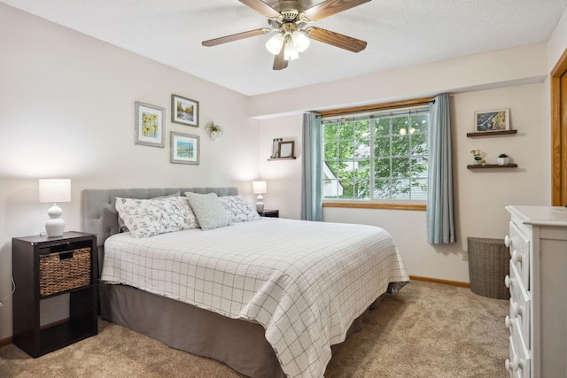 1590 Fountain Ln, Waconia, MN 55387 - bedroom featuring light colored carpet and a ceiling fan