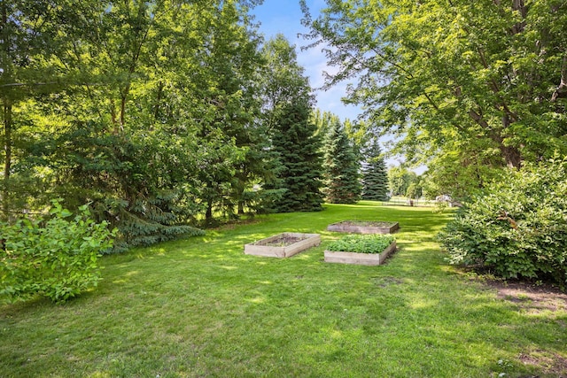 1590 Fountain Ln, Waconia, MN 55387 - view of green lawn featuring a garden