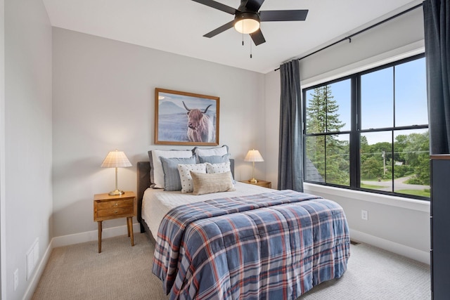 11278 Eastwood Ave SE, Delano, MN 55328 - bedroom featuring light carpet and ceiling fan