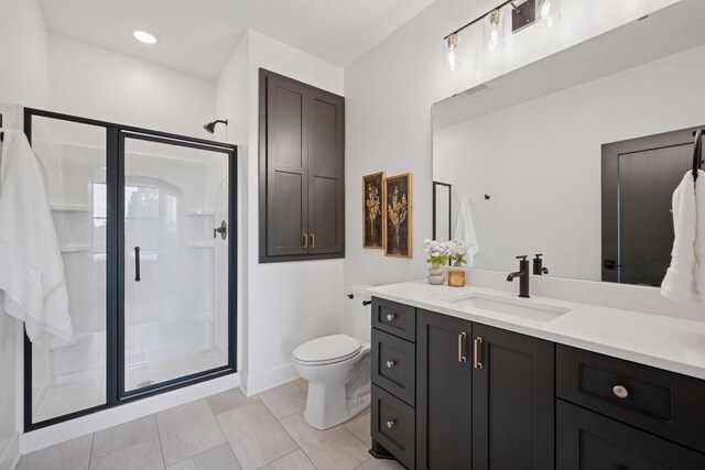 11278 Eastwood Ave SE, Delano, MN 55328 - full bathroom with vanity and a stall shower