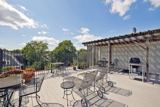 1901 Emerson Ave S Unit 104, Minneapolis, MN 55403 - deck with a pergola