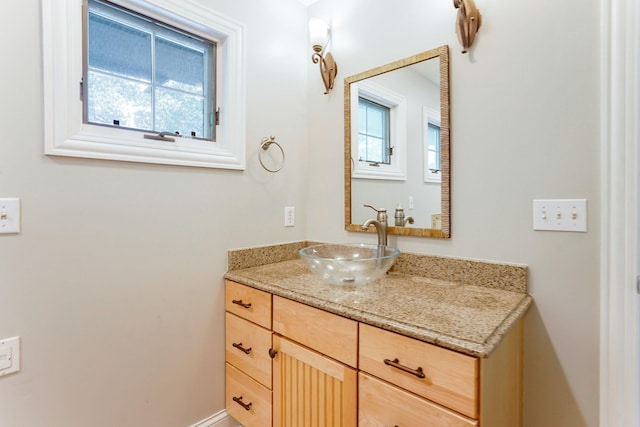 448 3rd St, Excelsior, MN 55331 - bathroom featuring plenty of natural light and vanity