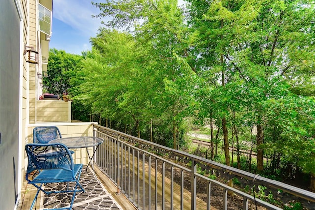 448 3rd St, Excelsior, MN 55331 - balcony featuring view of scattered trees