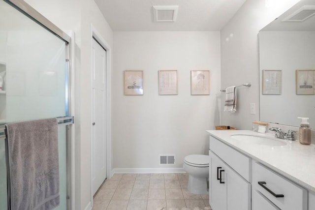 1517 Timberwood Ln, West Saint Paul, MN 55118 - bathroom featuring vanity, a stall shower, and tile patterned flooring
