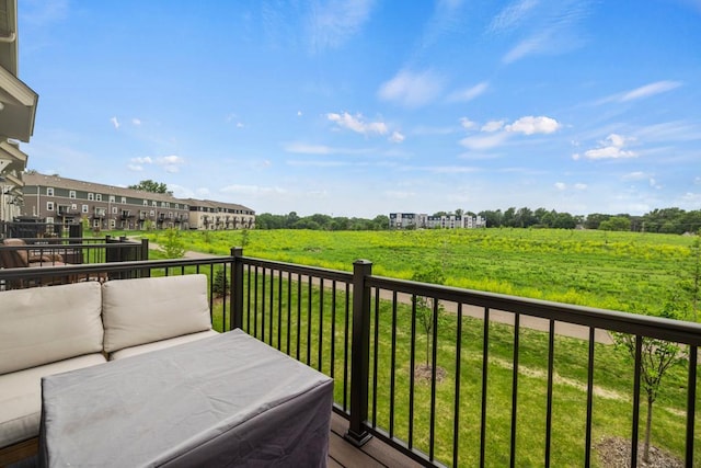 1517 Timberwood Ln, West Saint Paul, MN 55118 - deck featuring a rural view
